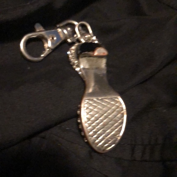 Glamorous, keychain, high-heeled shoe with glitter - Picture 7 of 7